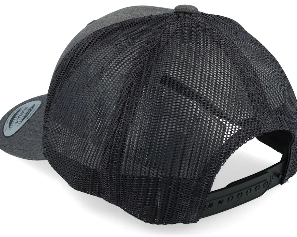 Marlin Mount Retro Dark Heather Grey Trucker - Salty Crew