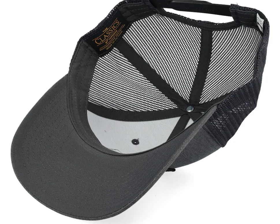 Marlin Mount Retro Dark Heather Grey Trucker - Salty Crew