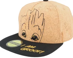 Marvel Groot Cork/Black Snapback - Difuzed