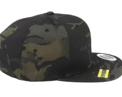 Master Sergeant Insignia Side Panel Multicam Black Snapback - Army Head