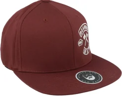 MC Patch Maroon Fitted - Bearded Man