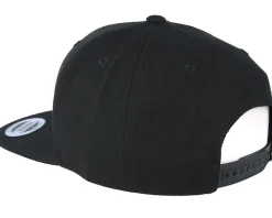 MC Skull Patch Black Snapback - Born To Ride
