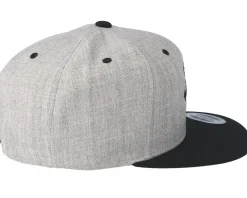 MC Skull Patch Grey/Black Snapback - Born To Ride