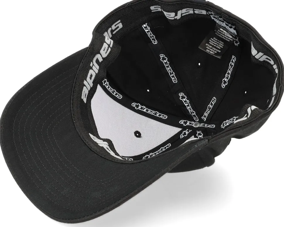 Meddle Hat Black Flexfit - Alpinestars