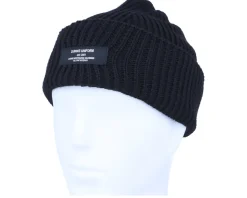 Medi Short Beanie Triple Wrap Black Cuff - Djinns