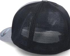 Melange Unipanel Heather Grey/Black Trucker Flexfit - Flexfit