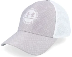 Mens Iso-chill Driver Mesh Gray Matter/Tetra Gray/White Flexfit - Under Armour