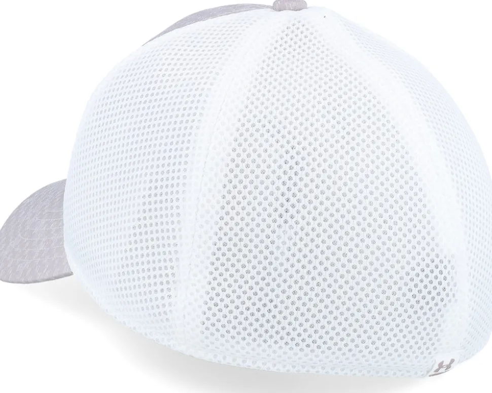 Mens Iso-chill Driver Mesh Gray Matter/Tetra Gray/White Flexfit - Under Armour
