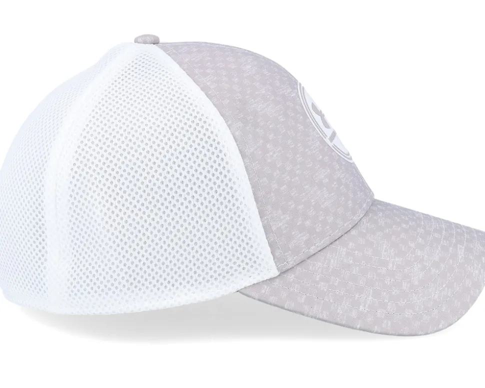 Mens Iso-chill Driver Mesh Gray Matter/Tetra Gray/White Flexfit - Under Armour