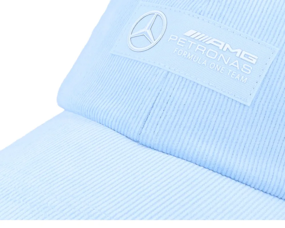 Mercedes AMG F1 23 Retro Cord Blue Dad Cap - Formula One