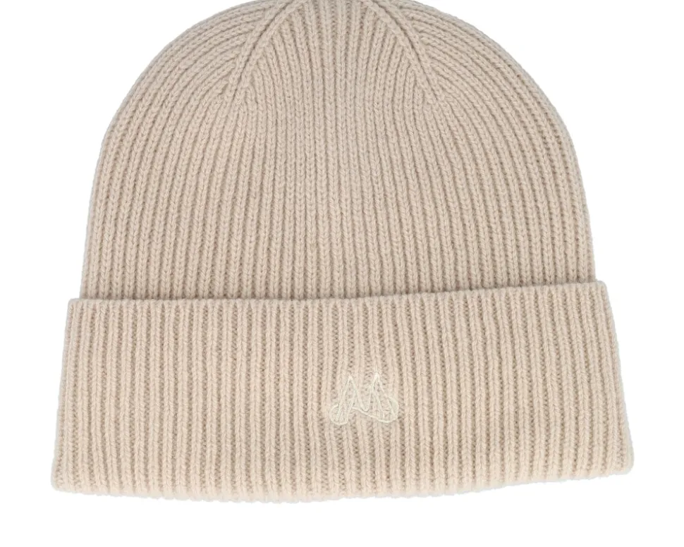 Merino Beanie Beige Cuff - Maggiore