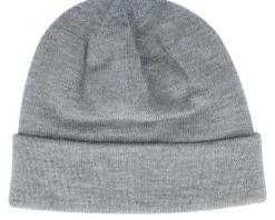 Merino Patch Beanie Light Grey Melange Cuff - Les Deux