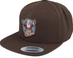 Merry Christmas Santa Brown Snapback - Iconic