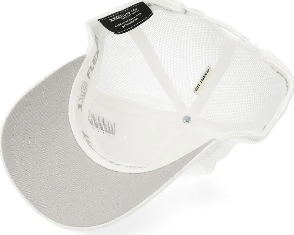 Mesh Cap White 110 Trucker - Flexfit
