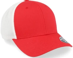 Mesh 2-tone Cap Red/White 110 Trucker - Flexfit