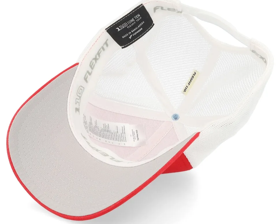 Mesh 2-tone Cap Red/White 110 Trucker - Flexfit