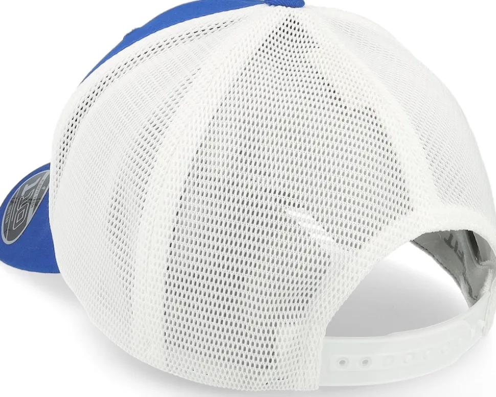 Mesh 2-tone Cap Royal/White 110 Trucker - Flexfit