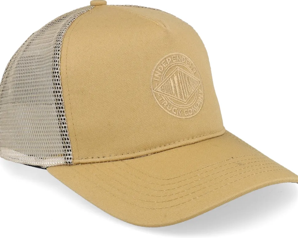 Meshback Clipper Workwear Brown A-Frame Trucker - Independent