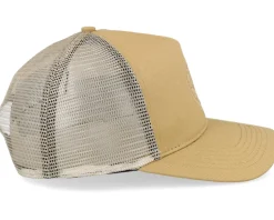 Meshback Clipper Workwear Brown A-Frame Trucker - Independent