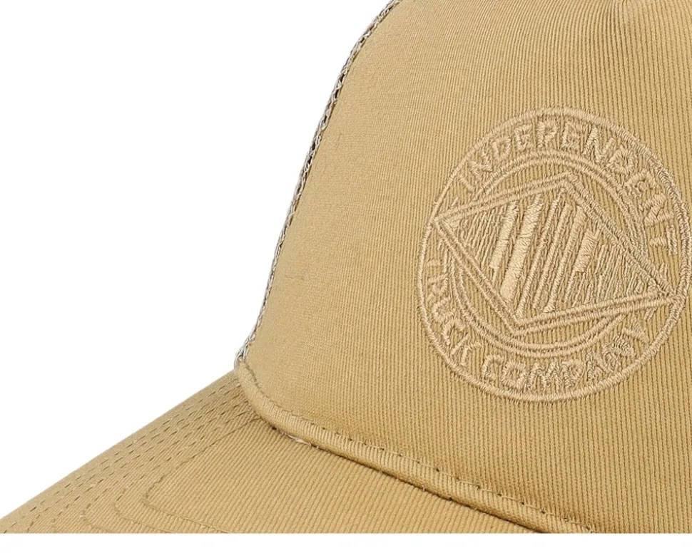 Meshback Clipper Workwear Brown A-Frame Trucker - Independent