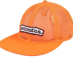 Meshed Up Neon Orange Snapback - DC