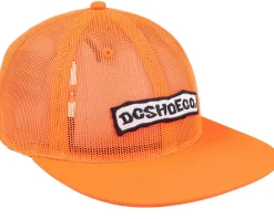 Meshed Up Neon Orange Snapback - DC