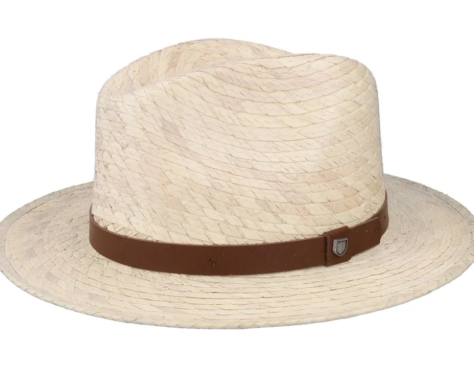 Messer Fedora Natural Straw Hat - Brixton
