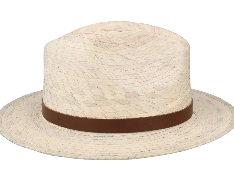 Messer Fedora Natural Straw Hat - Brixton