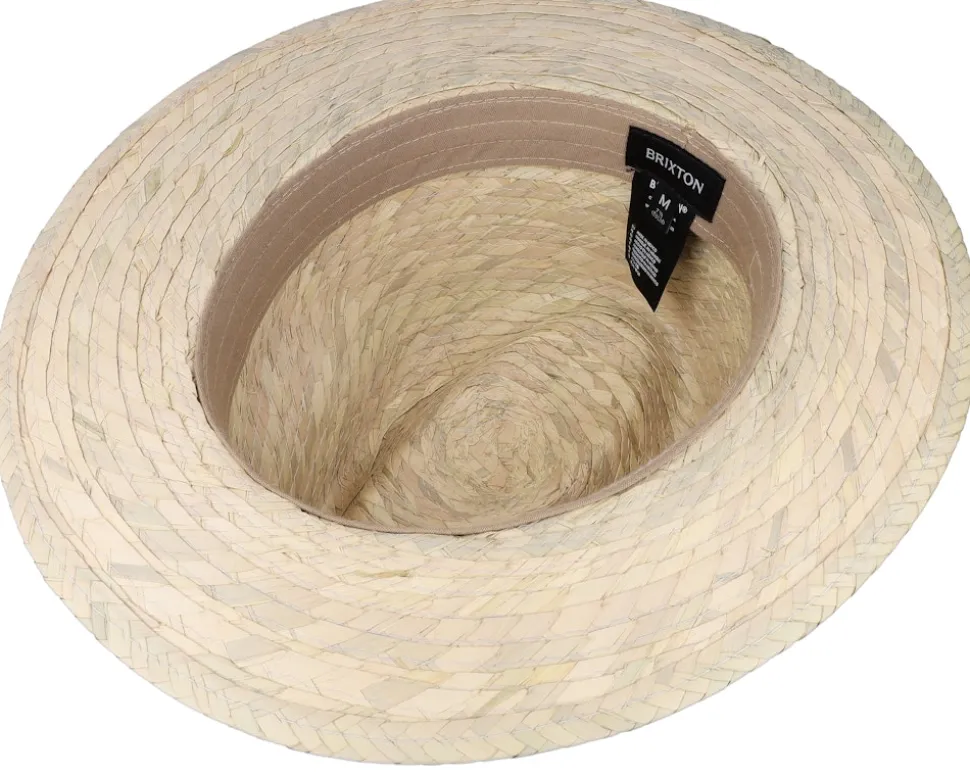 Messer Fedora Natural Straw Hat - Brixton