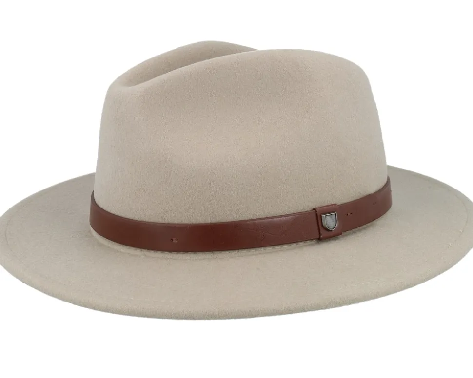 Messer Light Tan Fedora - Brixton