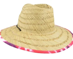Messer Sun Hat Tan/Acid Tie Dye Straw Hat - Brixton