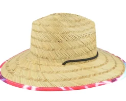 Messer Sun Hat Tan/Acid Tie Dye Straw Hat - Brixton