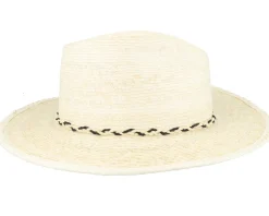 Messer Western Straw Natural Fedora - Brixton