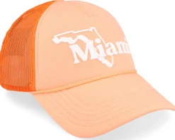 Miami Foamy Valin Peach Trucker - American Needle