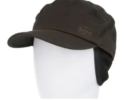 Miko 10220 32 Waxed Cotton Brown Earflap - MJM Hats