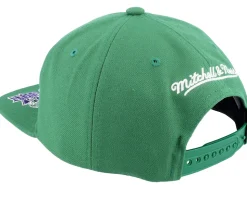 Milwaukee Bucks Dead Remix Deadstock Green Snapback - Mitchell & Ness