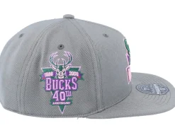 Milwaukee Bucks From Dusk Dark Grey Fitted - Mitchell & Ness