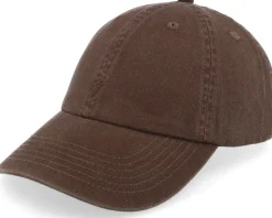 Mini Organic Soft Low Baseball Cap Dark Brown Dad Cap - Upfront