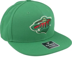 Minnesota Wild Primary Logo Green Snapback - Fanatics