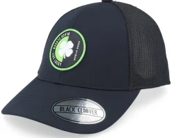 Mirror 2 Black/Black Mesh W Patch Trucker - Black Clover