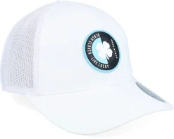 Mirror 1 White W White Mesh W Patch Trucker - Black Clover