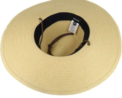 Mitch Sun Hat Tan Straw Hat - Brixton