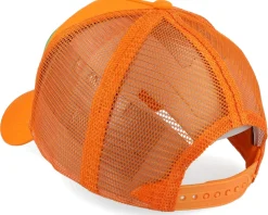 Mo Money Mo Problems Orange A-Frame Trucker - John Hatter & Co