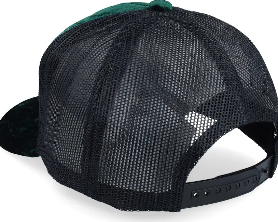 Mob Boss Velvet Green/Black A-frame Trucker - Calza Pennello