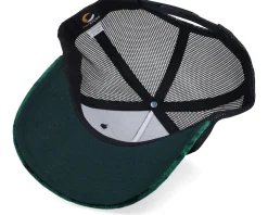 Mob Boss Velvet Green/Black A-frame Trucker - Calza Pennello