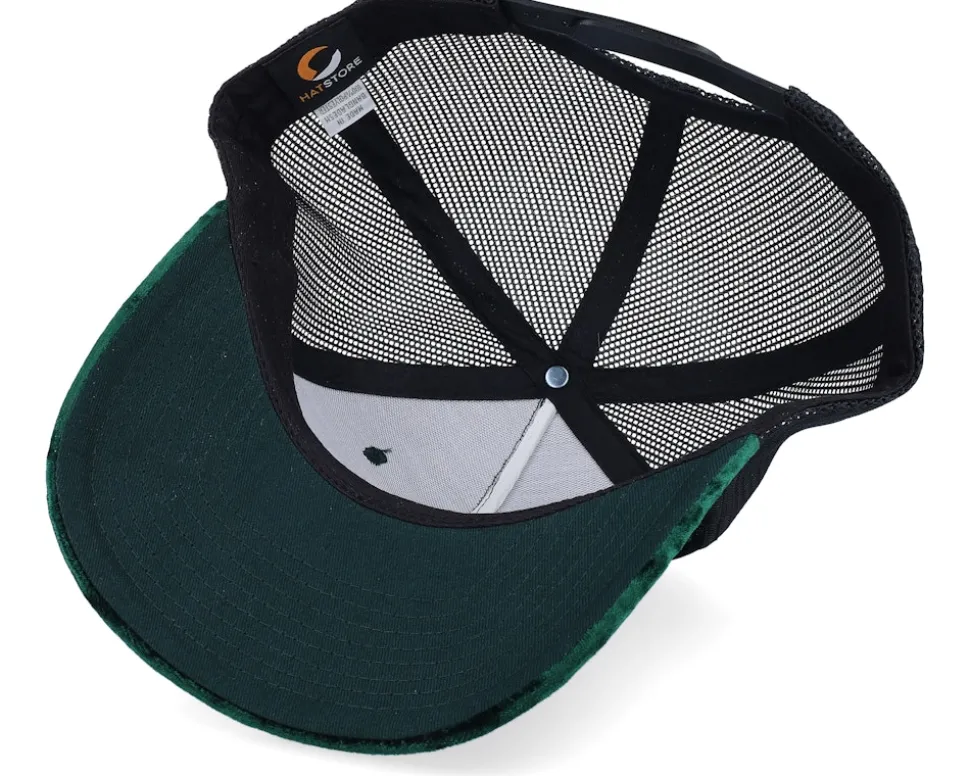 Mob Boss Velvet Green/Black A-frame Trucker - Calza Pennello