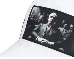 Mob Boss Velvet White/Black A-frame Trucker - Calza Pennello