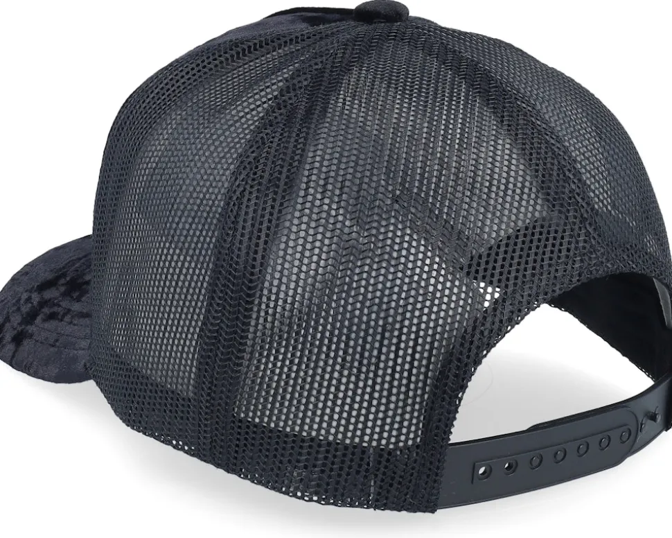 Mob Gang Patch Velvet Black A-Frame Trucker - Calza Pennello