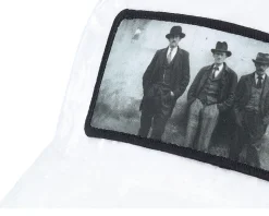 Mob Gang Patch Velvet White A-Frame Trucker - Calza Pennello