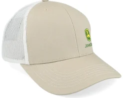 Moline 112 White/Beige Trucker - John Deere